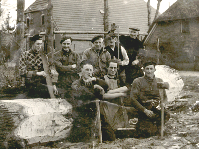Historische foto uit de begintijd van Van Werven