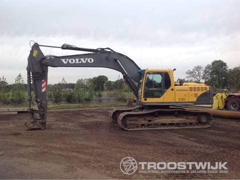 Volvo EC290-rupskraan op de veilingfoto van Troostwijk