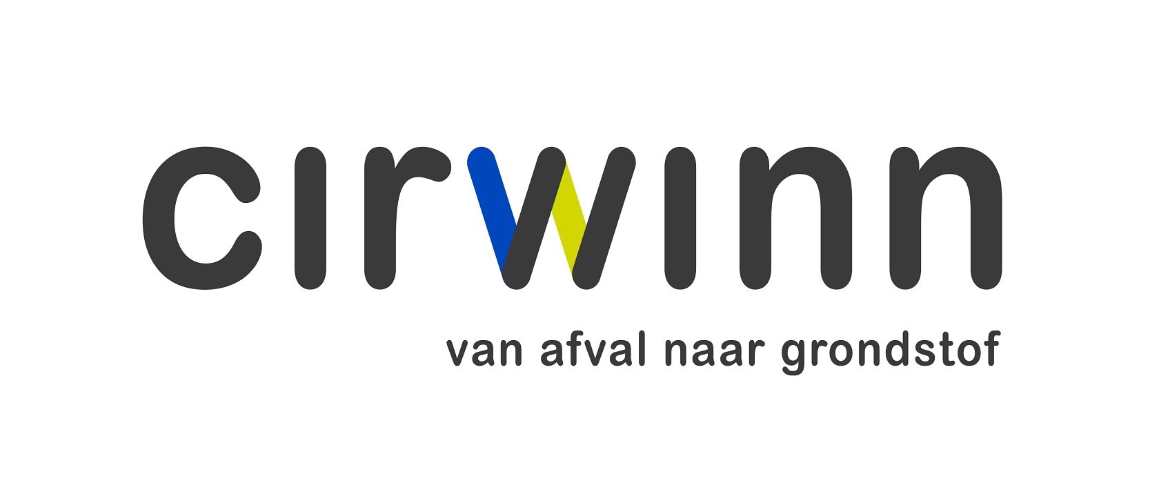 Het nieuwe Cirwinn-logo met de slogan “van afval naar grondstof”