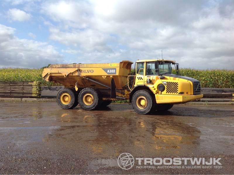 Volvo A30D-knikdumper op de veilingfoto van Troostwijk